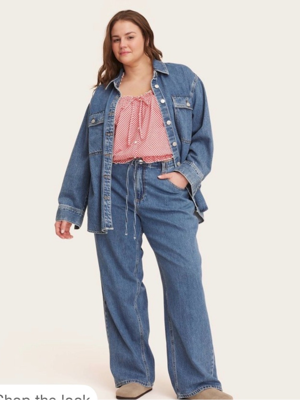 Parke x Target drawstring baggy jeans size 18